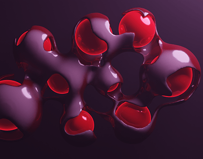 More geometry nodes practice with metaballs.