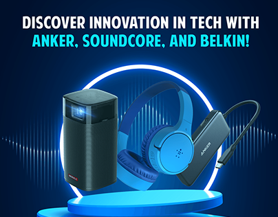 Tech with Anker, Soundcore, and Belkin