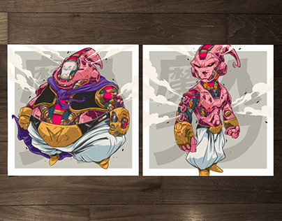 MECHASOUL MAJIN BUU ART PRINT