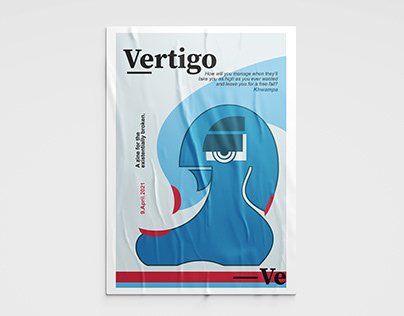 Vertigo Abstract Art Poster Concept