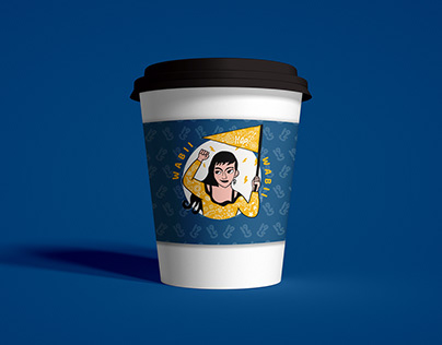 Illustrations & Coffee Cup Sleeve Design
