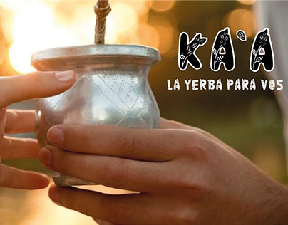 Desarrollo tipográfico en guaraní y marca de yerba Ka'a