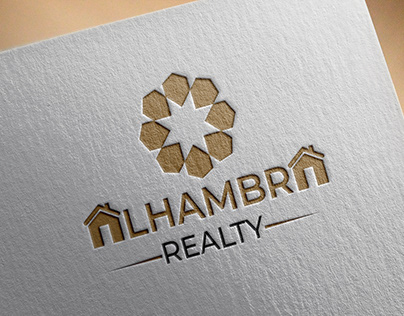 Alhambra logo design