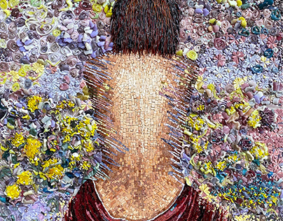 Insomnia. 3d mosaic