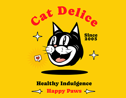 Logo / Brand identity : Cat Delice