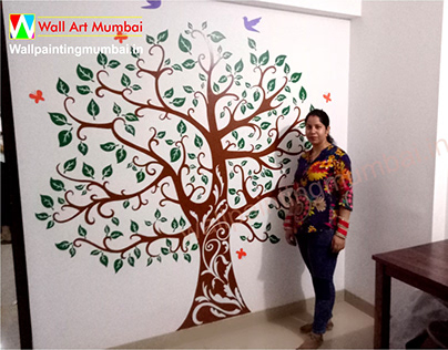 Tree Wall Painting for Home By Artist G.S Arora