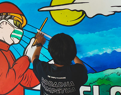 Mural Project in Batam, ELB Energi Listrik Batam