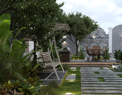 Private villa landscape design