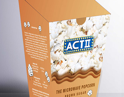 The microwave popcorn package