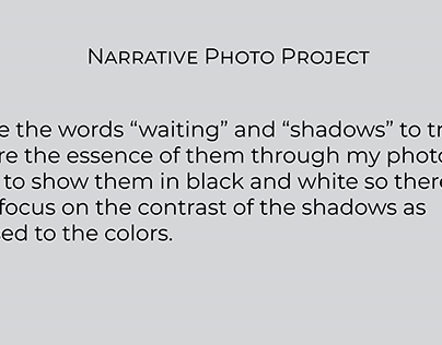 Narrative Photo Project