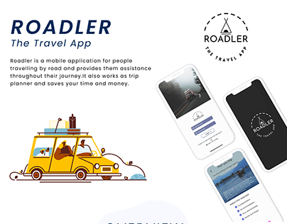 ROADLER - Travel App UI/UX Case Strudy