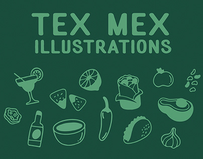 Project thumbnail - Tex Mex Illustration