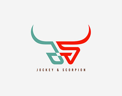 Jockey & scorpin Logo design
