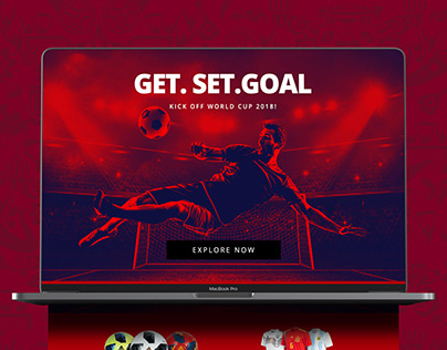 Soccer/Football World Cup 2018 Landing Page