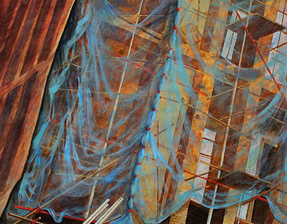 Scaffolding and mesh 2015