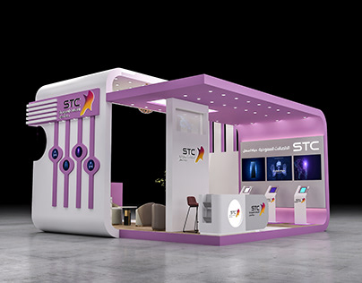 design booth Saudi Telecom