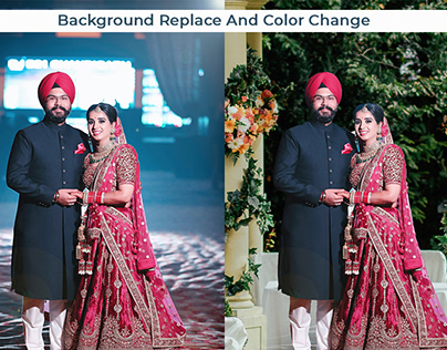 Bg Replace & color Change of Any Photo