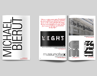 Michael Bierut Brochure Design