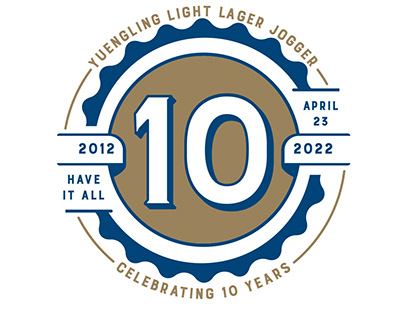 10TH ANNIVERSARY LIGHT LAGER JOGGER