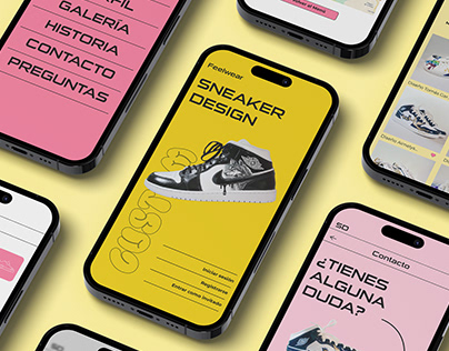 Sneaker Design - Diseño de app UX/UI