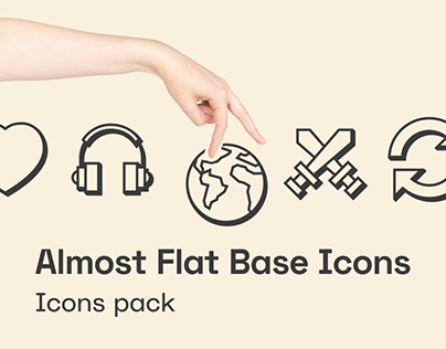 Almost Flat Base Icons