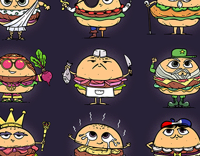 Hamburger Mascots