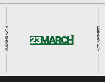 23MARCH Different Theme Logo Design | @mubashirmawans