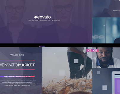Minimal Corporate Slideshow (After Effects Template)