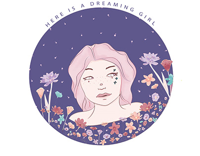 The dreaming girl