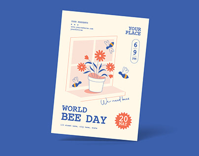 World Bee Day Flyer