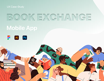 Book Swap or Exchange Mobile Application UX UI Kit