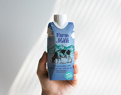 Milk Packaging Design 牛奶包装设计
