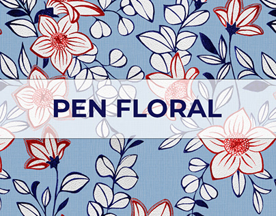 Estampa Pen Floral