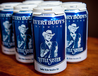 Everybody's Brewing Little Sister ISA Packaging Design