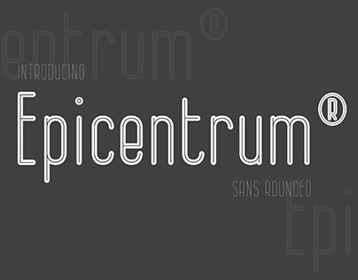 Epicentrum Font
