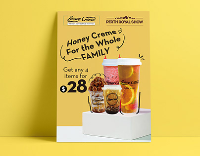 Poster Design for Honey Creme