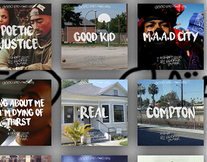 'good kid, m.A.A.d city' covers for each track