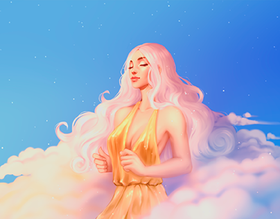 "Deusa das Nuvens" - Encomenda