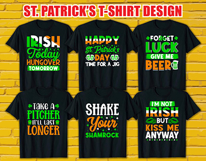 St. Patrick’s T-Shirt Design Bundle