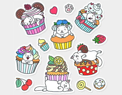 Cupcakes and kittens