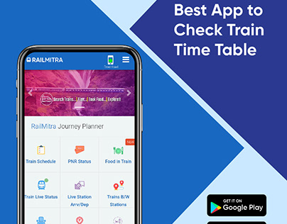 Best App to Check Train Time Table