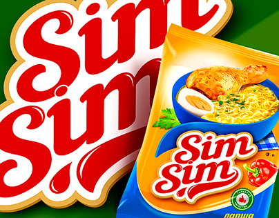 Instant noodles "SIM SIM". Food. Packaging Design.