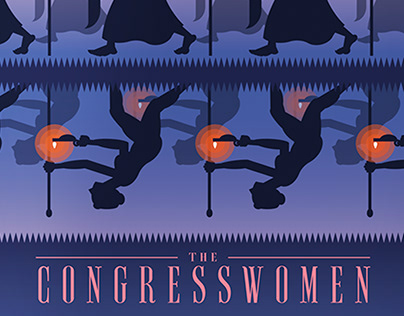 Congresswomen theater poster for Queens College CUNY
