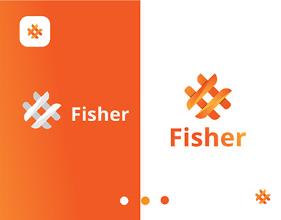 Modern Logo | Fisher Logo | Logo design