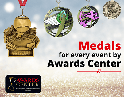 Medals for every event by Awards Center