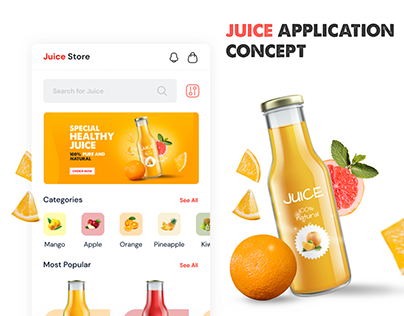 Juice Application Concept