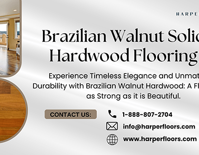 Refinement Brazilian Walnut Solid Hardwood Floor