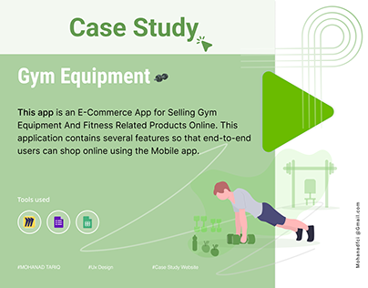 Gym Equipment (UX research Case Study)
