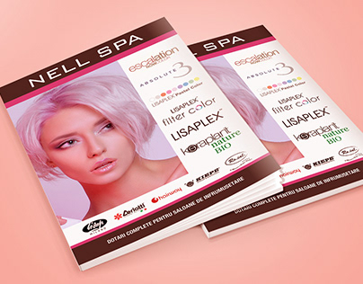 Magazine for a beauty and cosmetic salon supplier.