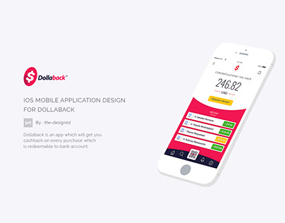 Dollaback - iOS Mobile Application design